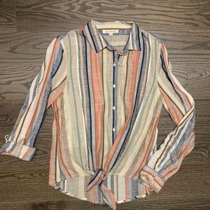 Harper button up stripped shirt